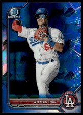 2022 Bowman Draft Sapphire Edition #BDC-167 Wilman Diaz Los Angeles Dodgers NM+