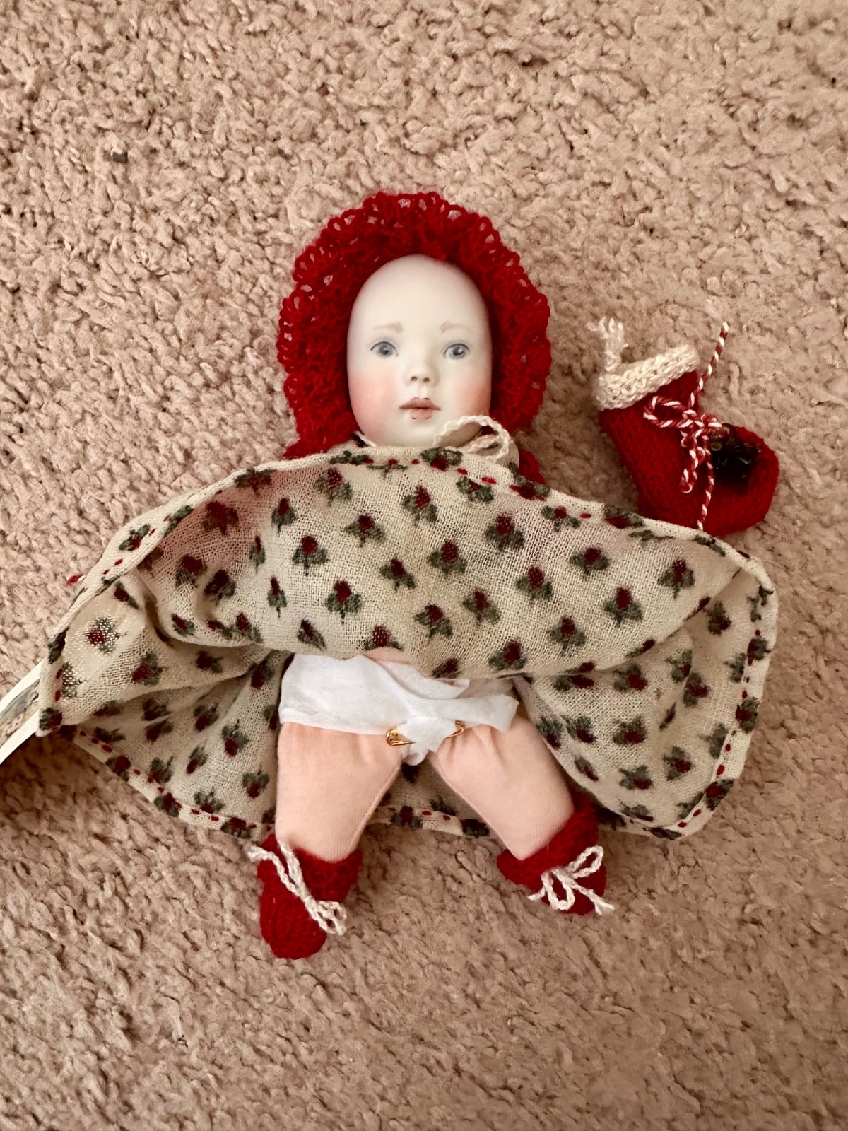 Baby Dot Christmas Special Doll by Lynne and Michael Roche 2019