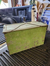 VTG PREWAY AUTO METAL GALVANIZED ICE CHEST COOLER