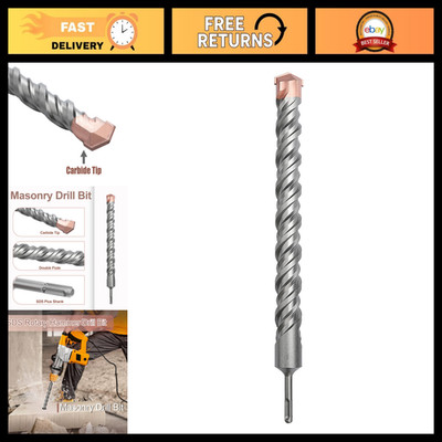 1.5'' x 18'' SDS Plus Masonry Drill Bit for Rotary Hammer - Heavy Duty Tool Access