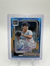 2026 Donruss Optic Seth Hernandez Blue Auto /49 #124