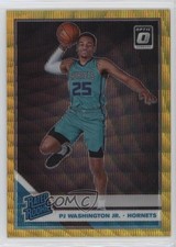 2019 Donruss Optic Rated Rookie Tmall Gold Wave Prizm PJ Washington Jr #152 4m4