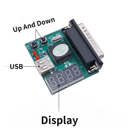 Computer Fault Test Card Motherboard Diagnostic Card Notebook Four-Bit4756 - Afbeelding 2 van 6