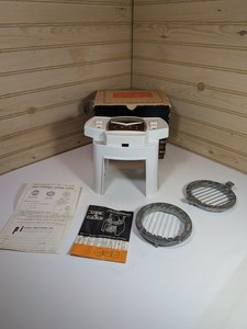 Vtg 1963 Veg-O-Matic Food Preparer by Popeil Brothers No. 707 Box & Instructions