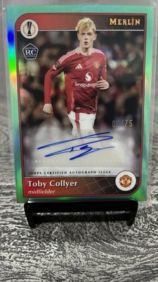 Topps Chrome Merlin 2025 Toby Collyer Autograph 09/75
