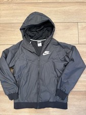 New Boys Nike Windbreaker Rain Jacket Youth Boys Size Youth L Smoke Gray