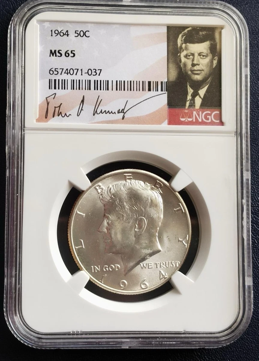 MS 65 Graded 1964 Kennedy US Half Dollars (1964-Now) for sale | eBay