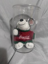 Coca-Cola Polar Bear Plushie With Sweater Vintage 1997