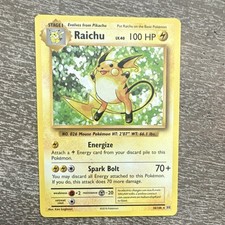Pokémon Raichu Rare 36/108 Evolutions 2016 100 HP TCG