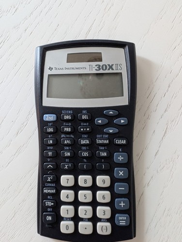 Texas Instruments TI-30X IIS Scientific Calculator Tested Blue No Cover