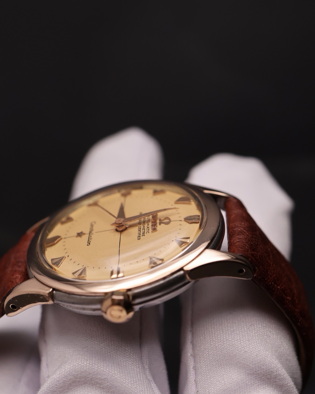 Omega Constellation Automatic Watch 1950’s Cal 503 Arrow Indices image 6