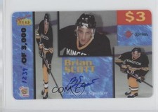 1995 Auto-Phonex Calling Card $3 Signatures 1239/3000 Brian Scott #38 Auto 9lz