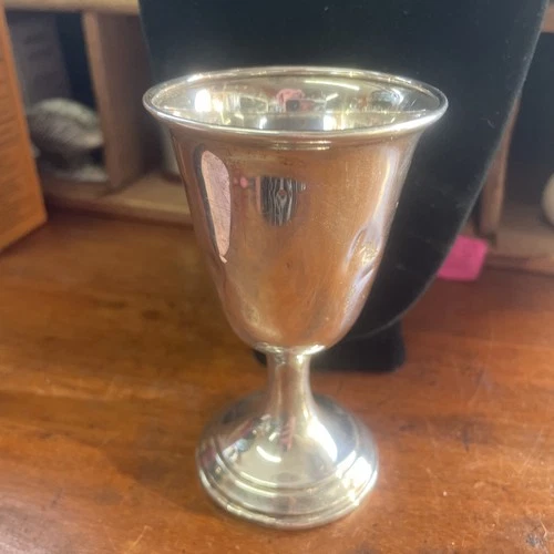 sterling silver reed and barton Weighted Base Cordial Goblet Stem