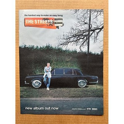 THE STREETS HARDEST WAY TO MAKE AN EASY LIVING POSTER SIZED original music press