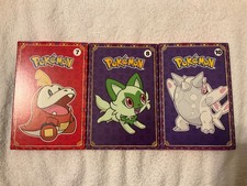 2023 McDonald's Pokemon TCG Card Packs, Game, Stickers 7-8-10 Lot of THREE
