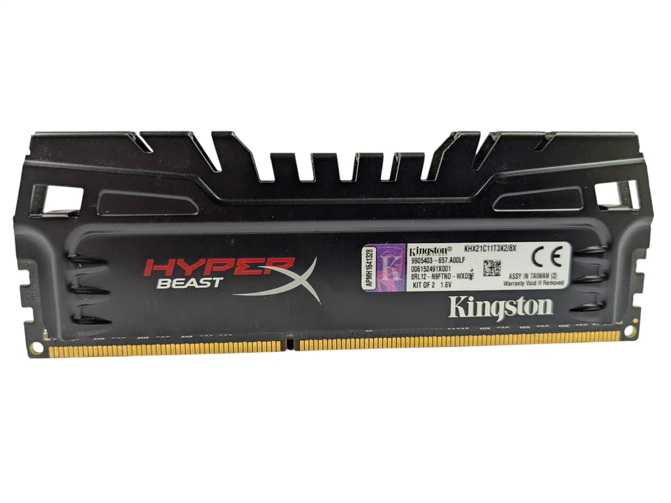 Kingston HyperX Beast 4GB DDR3 2133Mhz Desktop RAM KHX21C11T3K2/8X - Image 2 of 4