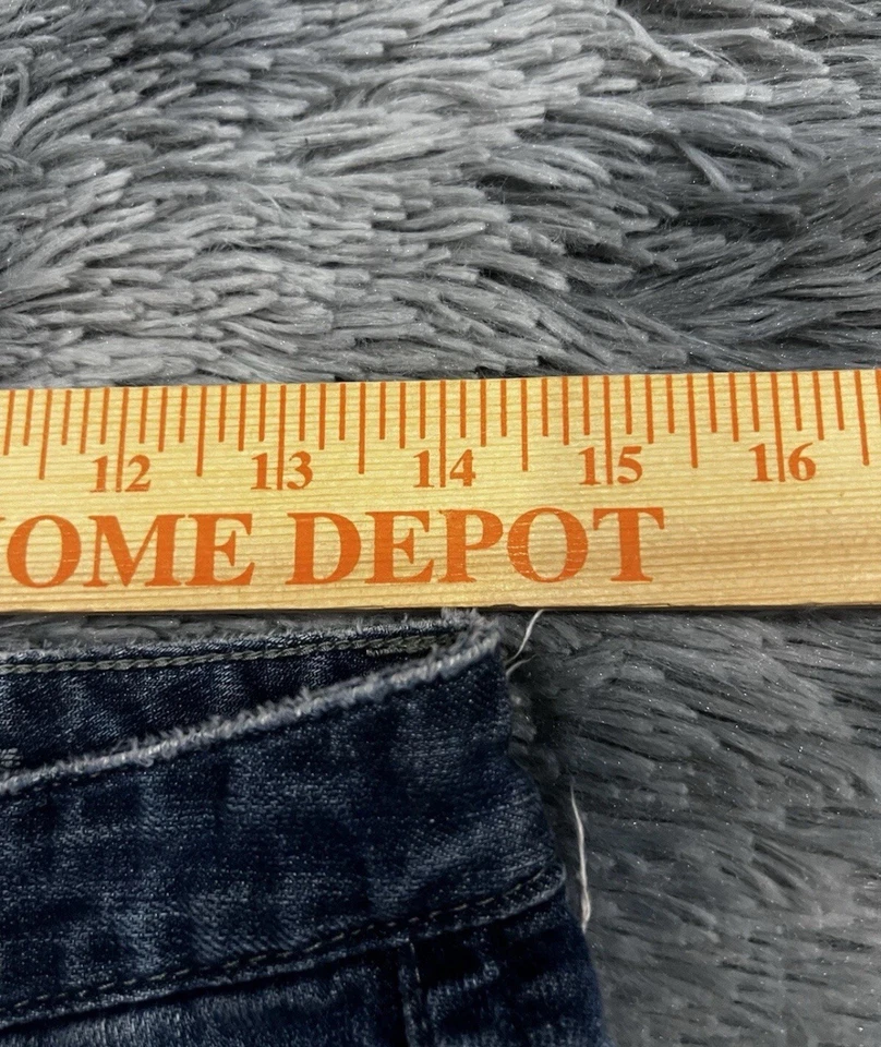 Pantalones Cortos Mujer Clavin Klein Azul Jeans Talla 8 Bolsillos Corte Costero Vaquera. Foto 3 de 4