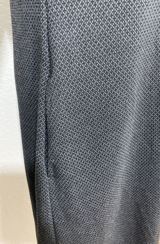 Nicole Miller Size M Women Gray Diamond Print Long Sleeve Sheath Dress Pocket - Picture 5 of 10
