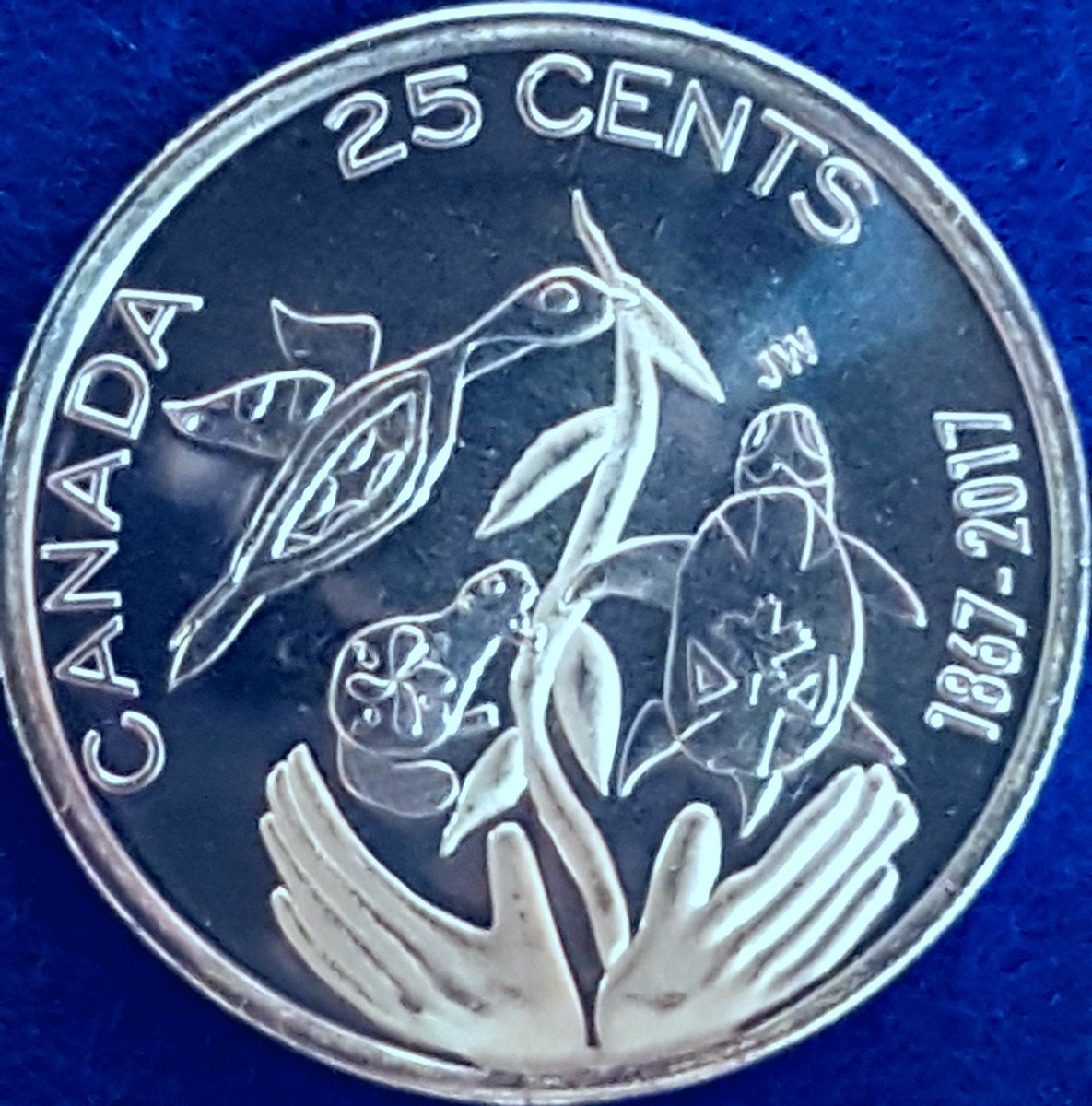 〈限定150〉Raime: 10 years Quarter 〜 Canadian Tire limited edition CANADA 150 ANNIVERSARY UNC 10-cent