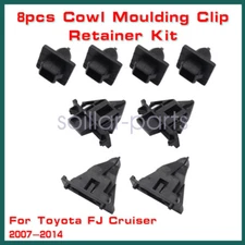 8pcs/Set Cowl Moulding Clip Retainer Kit Fit for Toyota FJ Cruiser 2007-2014