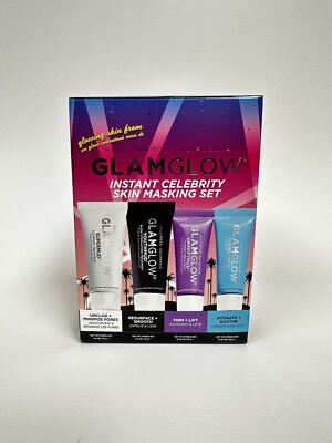 GLAMGLOW Instant Celebrity Skin Masking Travel Set ($74 Value) BRAND NEW IN BOX