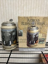 Budweiser Endangered Species African Elephant Limited Ed. Collector Stein 