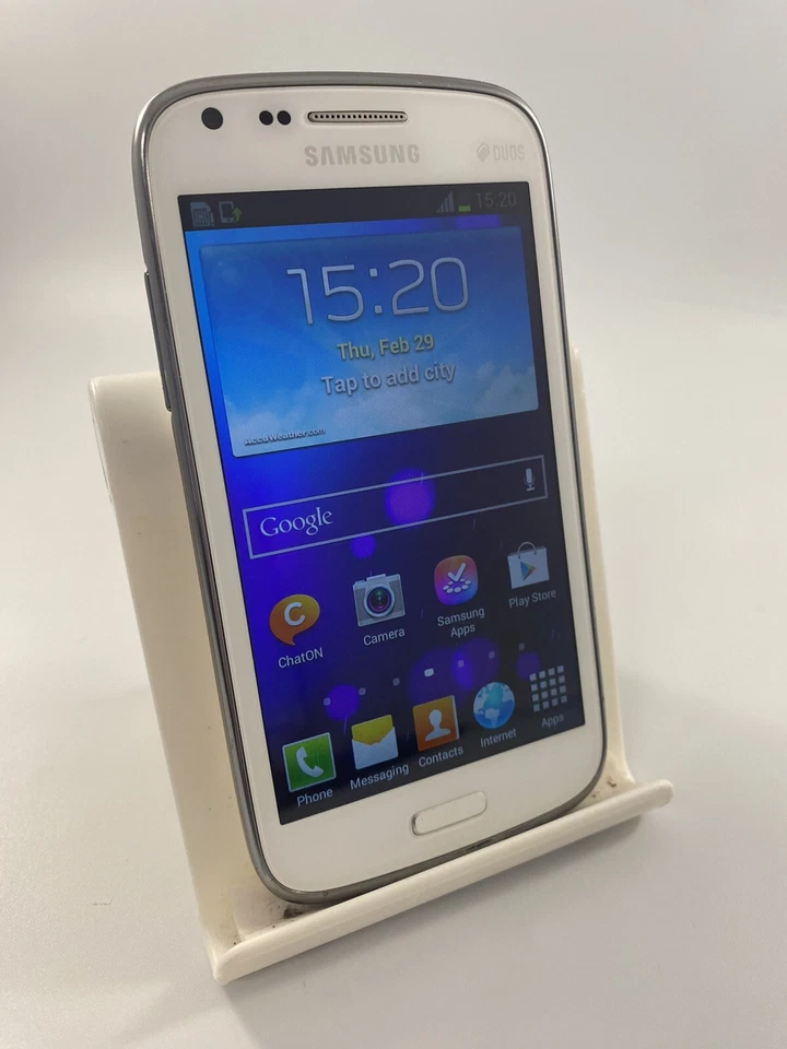 Samsung Galaxy Core GT-I8262 White Unlocked 8GB 4.3" 5MP 1GB Android Smartphone - Image 2 of 4