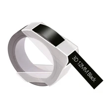 1PK Compatible for Dymo 3D Emobssing Tapes 521209 Self-Adhesive Glossy Labeling