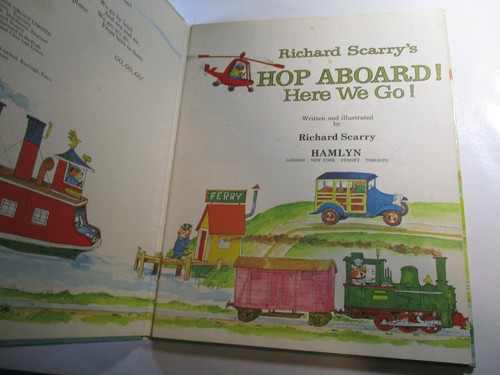 Hop Aboard Here We Go, Richard Scarry, Hamlyn, 2nd Printing, 1975 - Picture 5 of 12