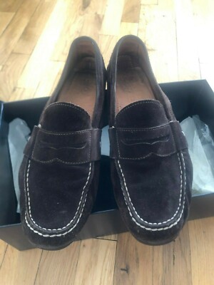 Ralph Lauren Hayward Dark Brown Suede Men\'s 10.5 Made In Italy Ralph Lauren Hayward Dark Brown Suede NWT Size 10 Men | eBay main image 2