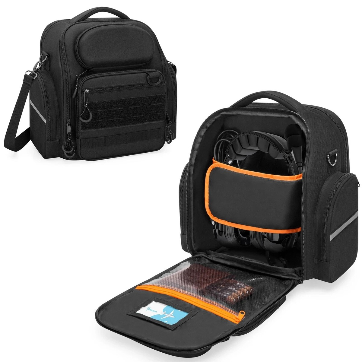 Damero Pilot Headset Bag, Aviation Headset Bag, Pilot Bag for