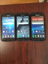 Lot of 3 Kyocera DuraForce PRO E6820TM /E6820/E6810 Black 32GB Rugged Smartphone