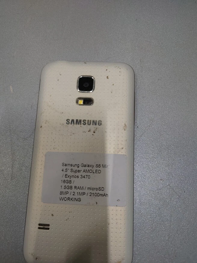 Samsung Galaxy S5 Mini SM-G800F - Utilisé, Fonctionne, Pas D'Accessoires - Photo 2/4