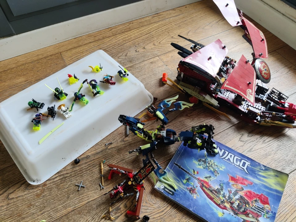 LEGO 70738 NINJAGO L'ultime QG des Ninjas - Complet - Avec Boite Et Notice - Photo 2/4
