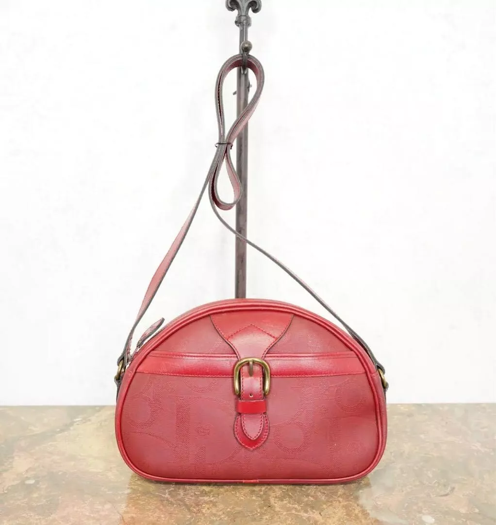 SAC BANDOULIÈRE Christian Dior logo ceinture motif trotteur made in france