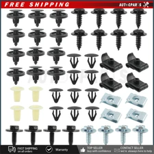 50pcs Under Engine Cover Clips Underbody Mudguard Shield Screws for Toyota Lexus
