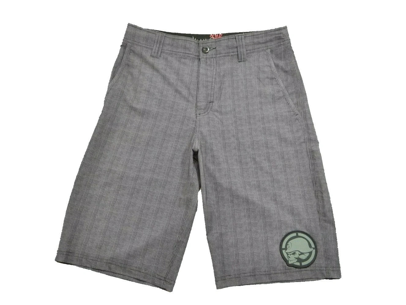 Pantalones cortos de Poliéster Negro Metal Mulisha para hombres