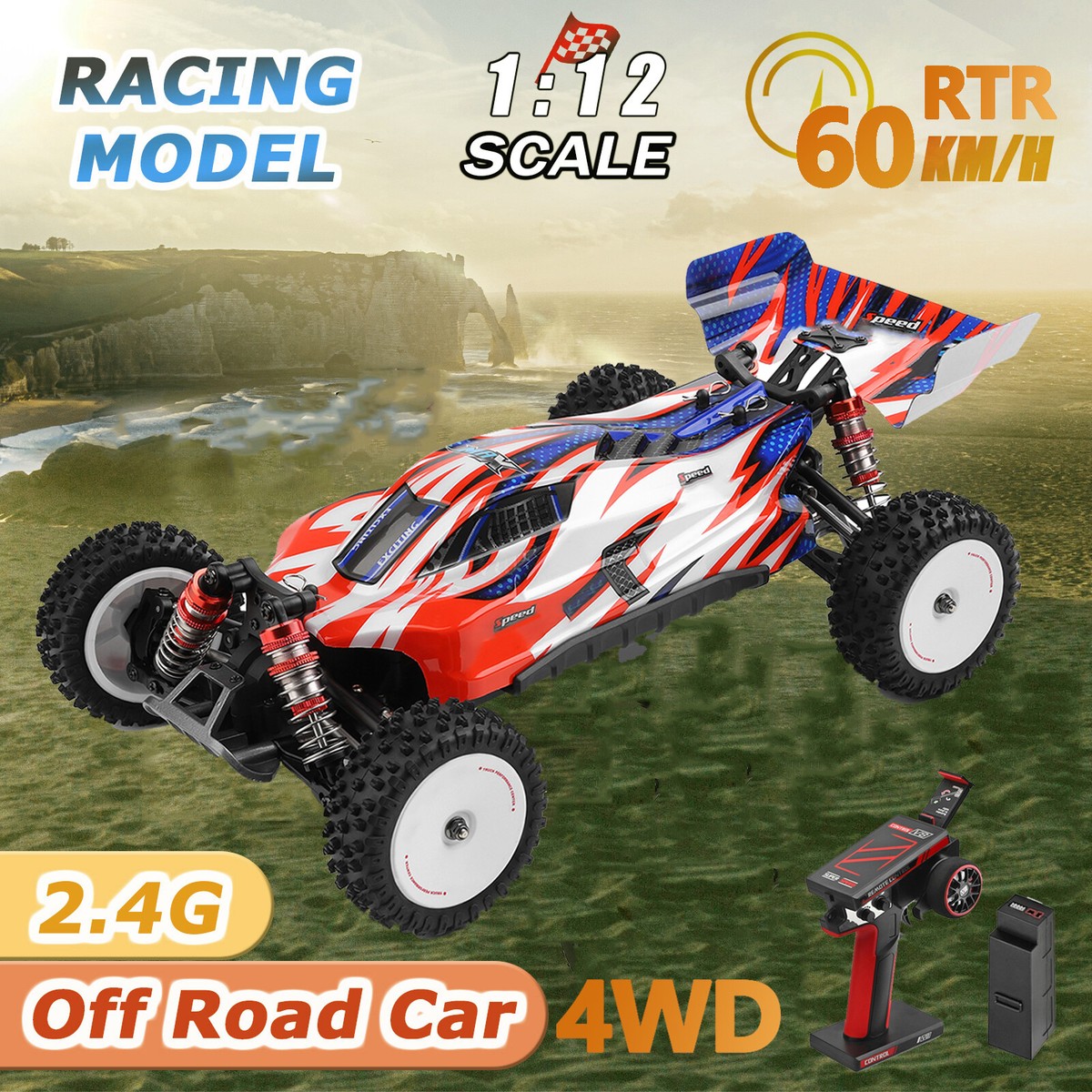 WLtoys 124008 RC Car 1/12 2.4GHz 4WD 60Km/h RC Off-Road Car WLtoys 124008 RC Car 1/12 2.4GHz 4WD 60Km/h RC Off-Road Car