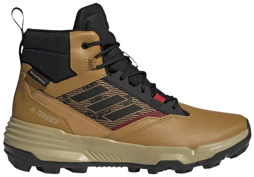 adidas Terrex Unity Leather Rain.RDY Mid Beige Tone Mesa for  display picture 1