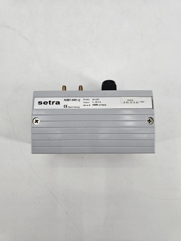 Setra Multi Range Low Air DP Transmitter Supply Voltage 24VDC M267-MR1-C - Image 3 of 4