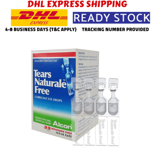 10 Boxes Alcon Tears Naturale Free Lubricant Eye Drops 320 Vials 0 8ml Each 5413895053528 Ebay