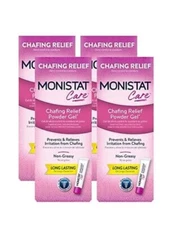 Monistat Chafing Relief Powder Gel 1.5 oz (Pack of 4) Ex 3/26 Ships Fast!