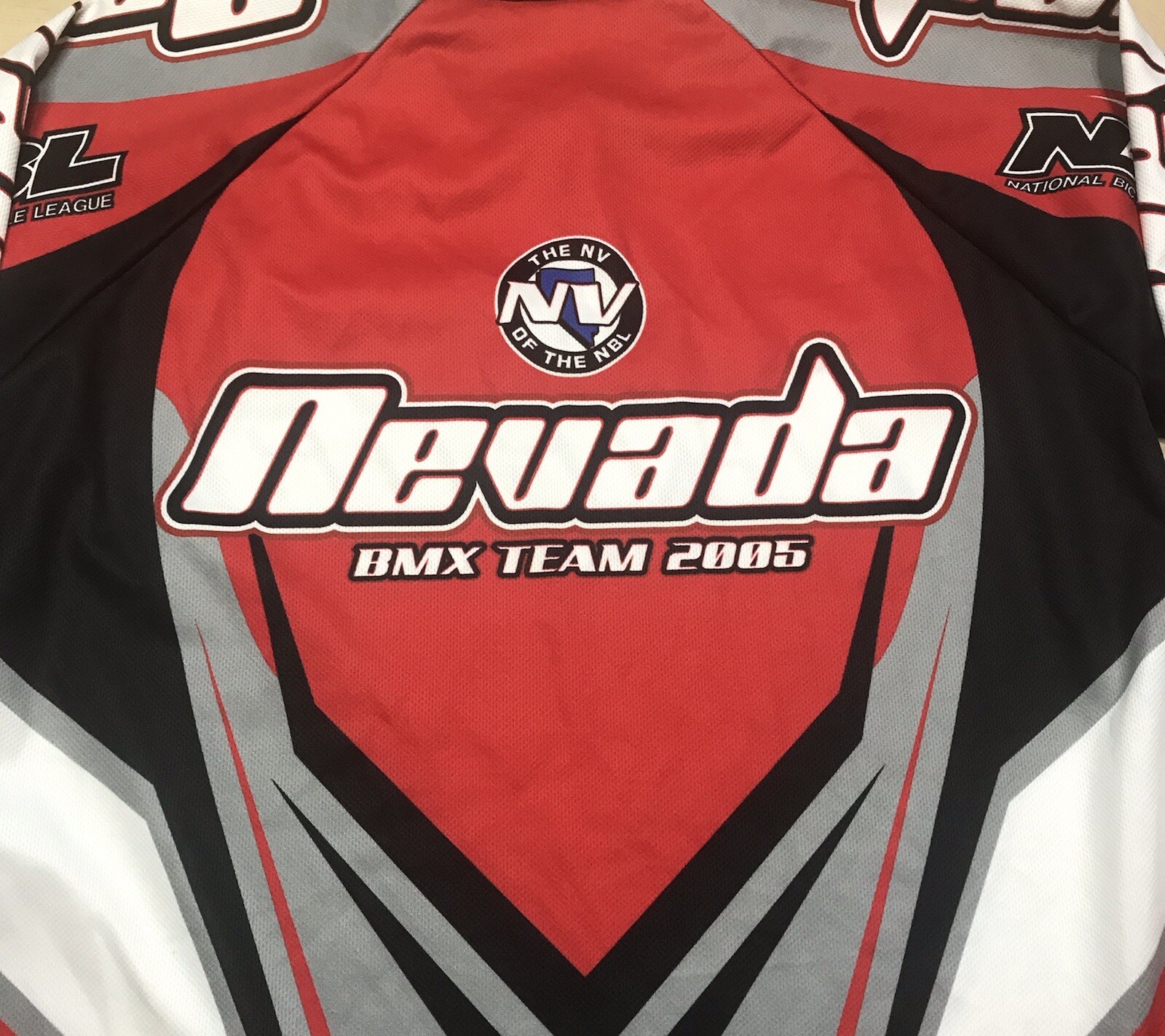 Hot Shoppe Designs BMX Cycling Jersey Mens Size Small Nevada 2005