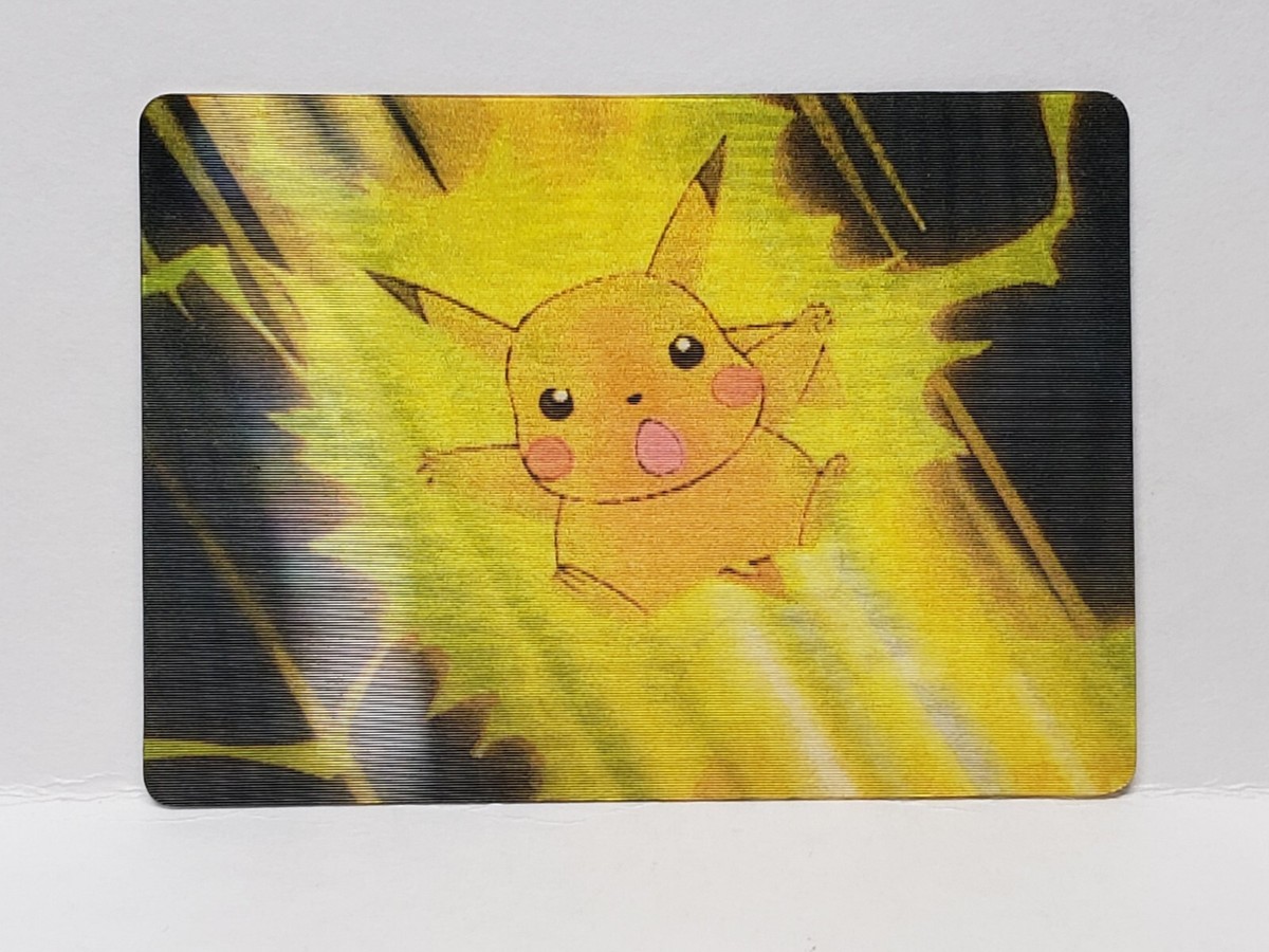 Pokemon Lenticular Pikachu Promo Card Viz Video Pioneer PIKA-0018D