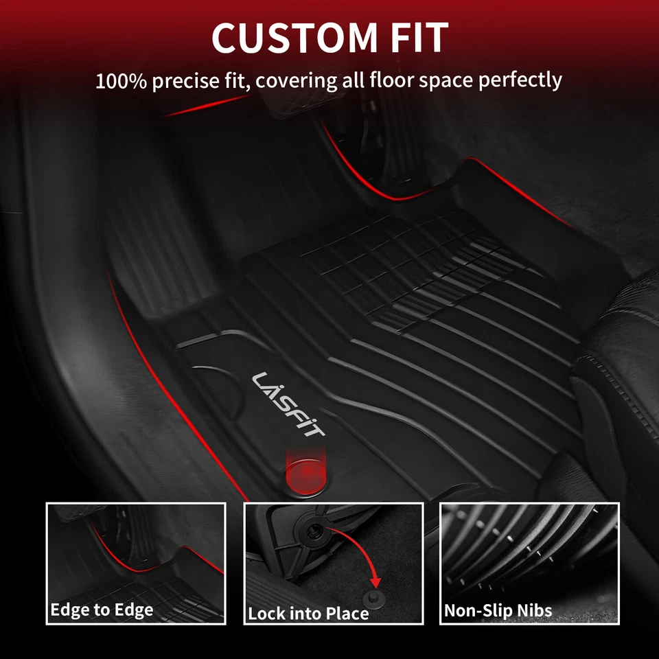Floor Mats & Cargo Mat for Mercedes Benz GLE350 GLE450 GLE580 2020-2025 SUV - Image 3 of 4