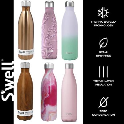 Edelstahl Trinkflasche Metallkolben dreilagig isoliert Quell 750ml