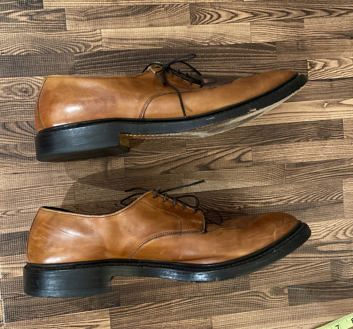 Allen Edmonds Walton Shoes Walnut Brown Leather Split Toe Allen Edmonds Walton Shoes Walnut Brown Leather Split Toe