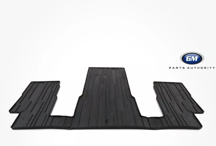 GMC Acadia 2017-2023 equipamiento completo premium para todo tipo de clima alfombrilla negra OEM GM Foto 4 de 4