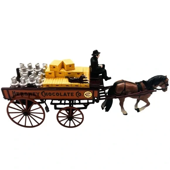 Matchbox Collectibles Platinum Horse Drawn Hersheys Chocolate Die-Cast Wagon - Image 2 of 4