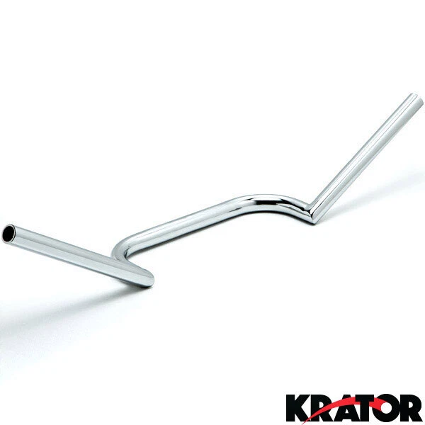 Manillar cromado estilo Clubman para motocicleta Norton Triumph Cruiser Café Racer Foto 4 de 4